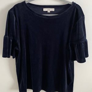 Loft shirt navy blue Women’s XL